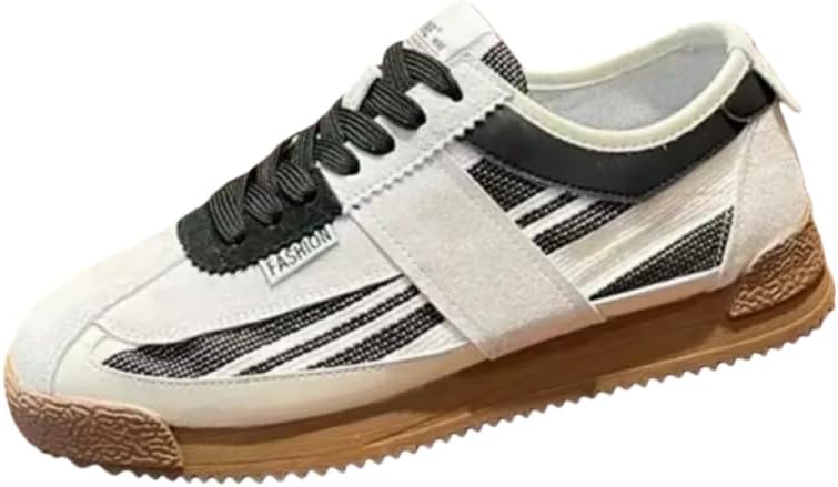 

Модные мужские спортивные кроссовки - повседневные и удобные текстильные кеды - яркий дизайн - подходят для повседневного использования или работы Hoalox, черный