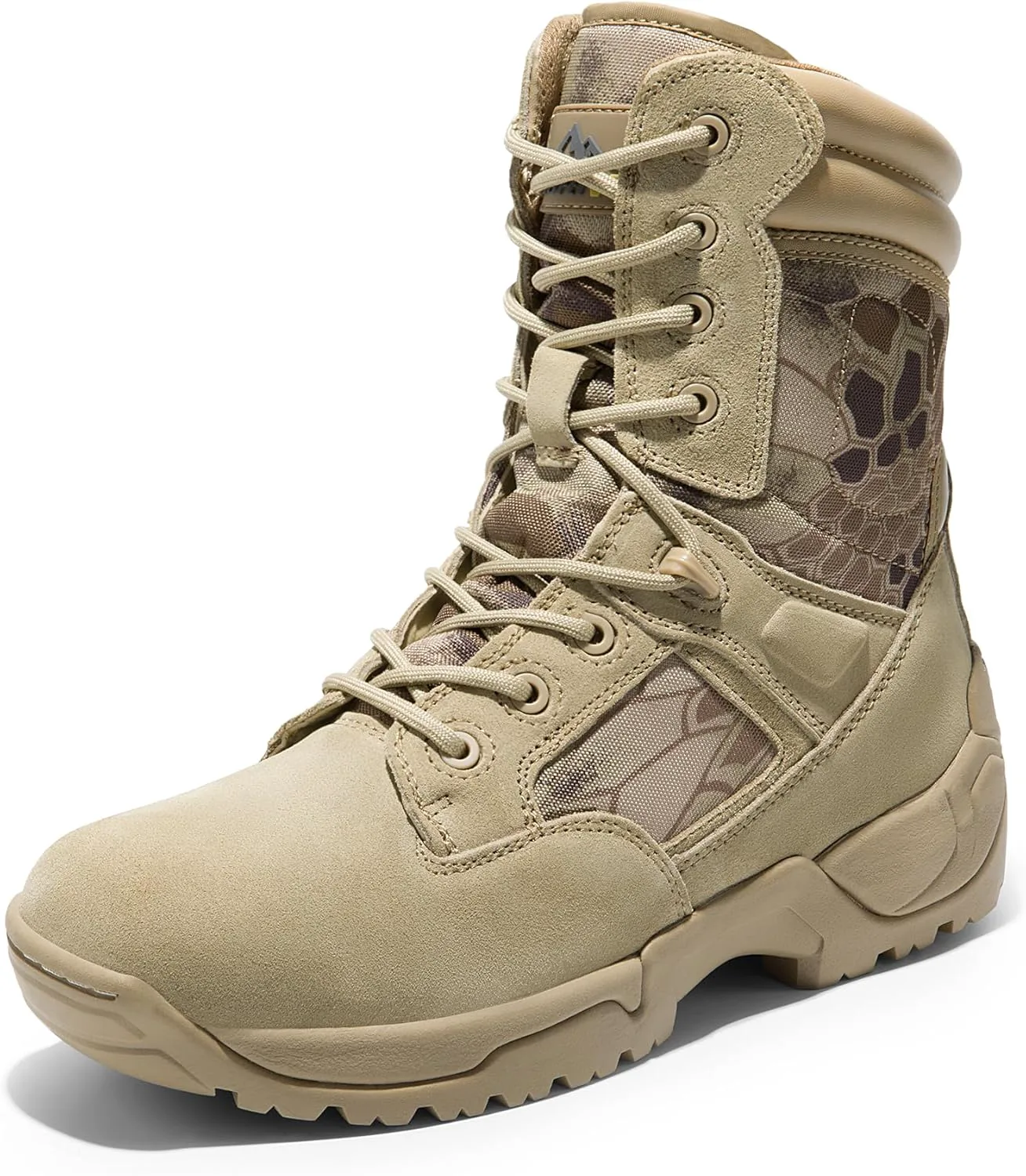 

Мужские военные тактические рабочие ботинки NORTIV 8, с боковой молнией, кожаные, для походов, на открытом воздухе, мотоциклетные боевые ботинки