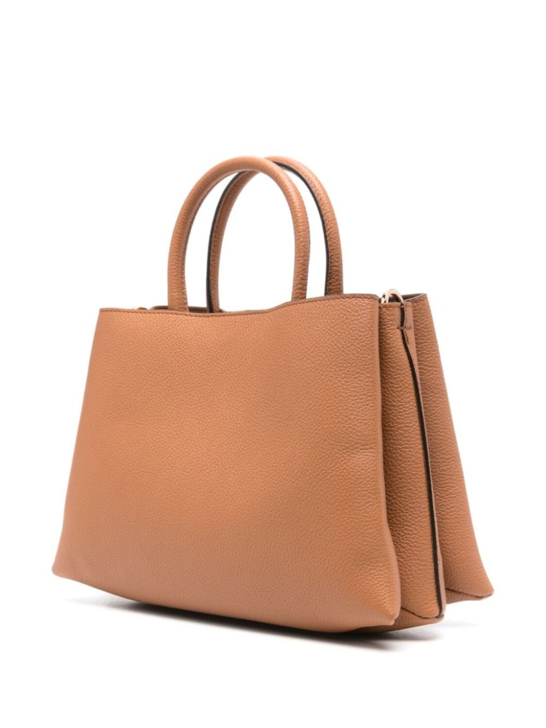 Tod's t Классическая кожаная сумка-тоут, коричневый — фото 3