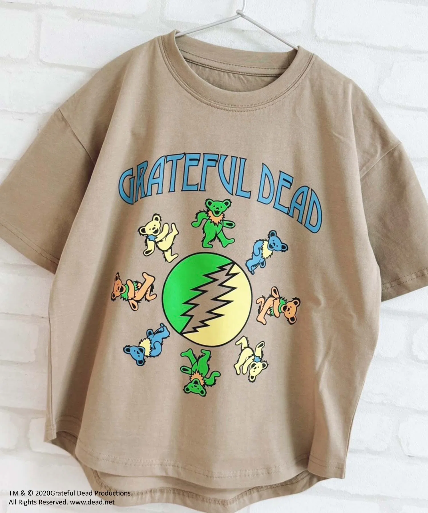 Детская футболка Grateful Dead с принтом "Танцующие медведи"