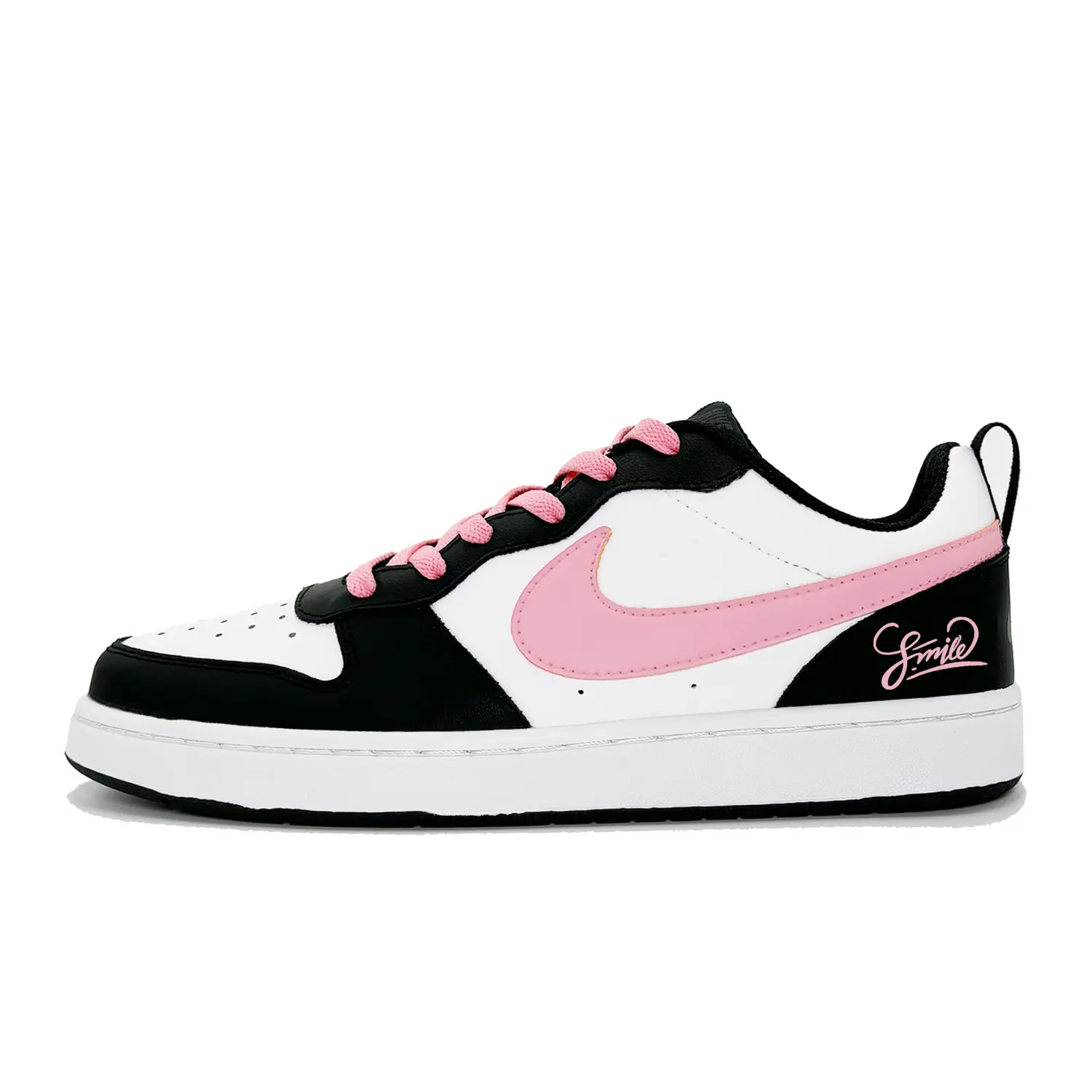 

Nike Court Borough Qian Language Low top детские скейтбординг кроссовки Pink