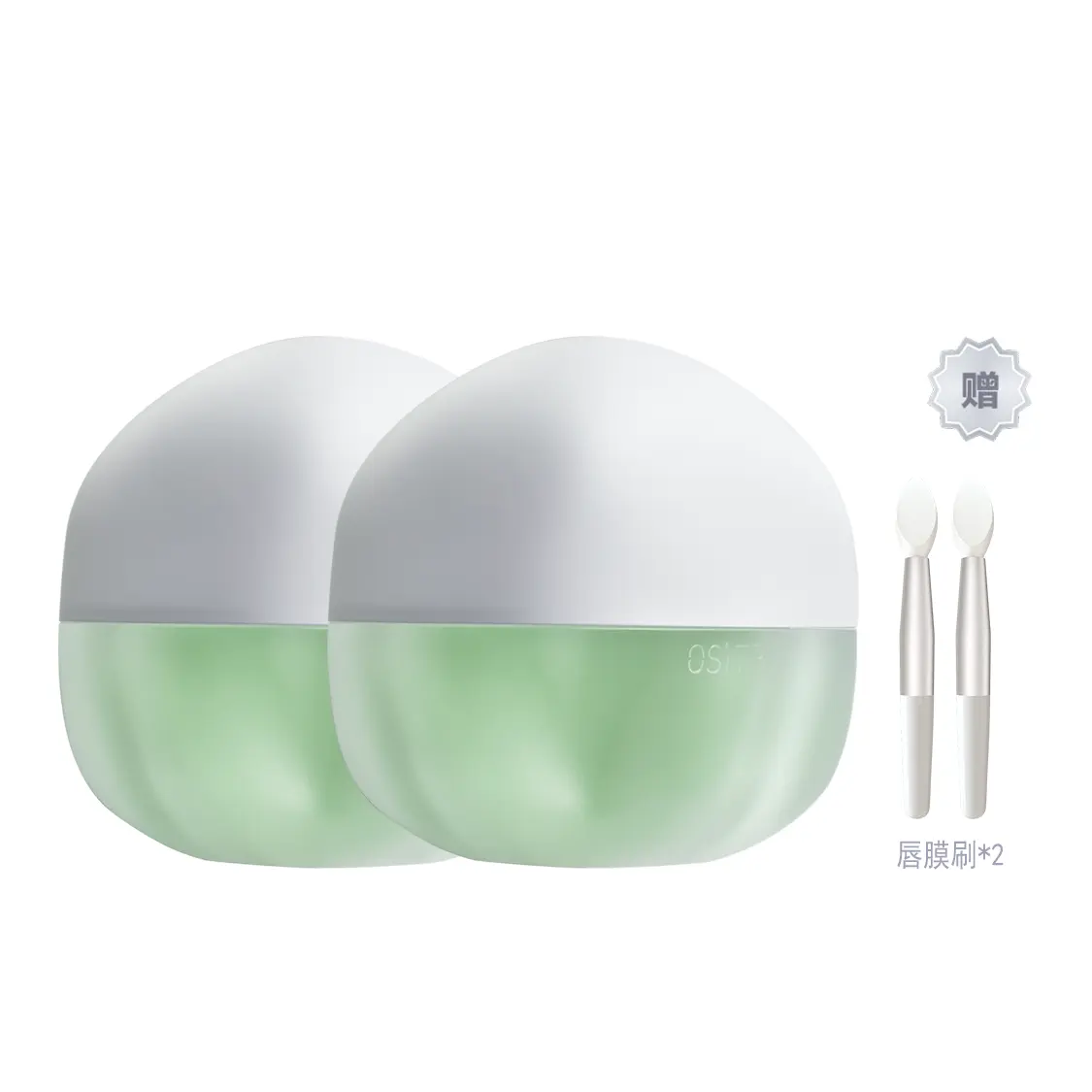 

Успокаивающая увлажняющая маска для губ 4,5 г Ositree, coconut fragrance зеленый extract 4.5g*2