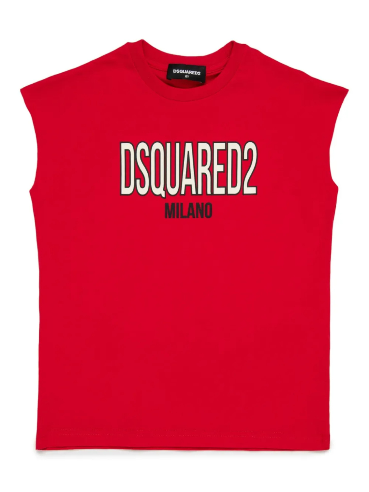 

Футболка с логотипом DSQUARED2 KIDS, красный