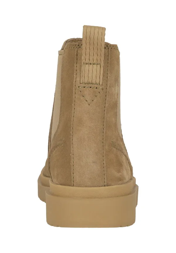 Ботильоны chelsea polden easy classic Clarks, Dark Sand Suede — фото 4