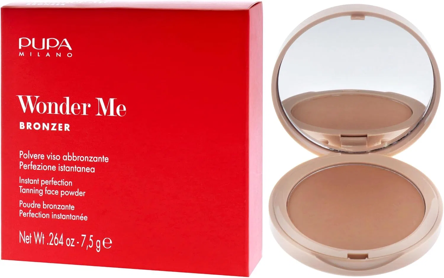 Бронзер для лица матовый PUPA Wonder Me Bronzer 002 Medium Warm 7.48 г — фото 4