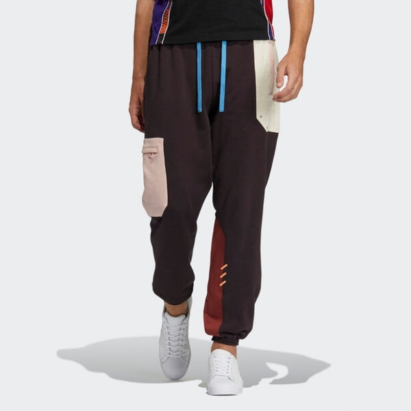 Спортивные штаны adidas originals Series Contrast Color Stitching Drawstring Sports Pants/Trousers/Joggers Brown, мультиколор — фото 3