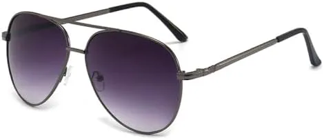 

Модные солнцезащитные очки для женщин и мужчин, с градиентными линзами, металлической оправой, для пляжа, вождения, защита от УФ-излучения UV400 MTZJH, Double Gray