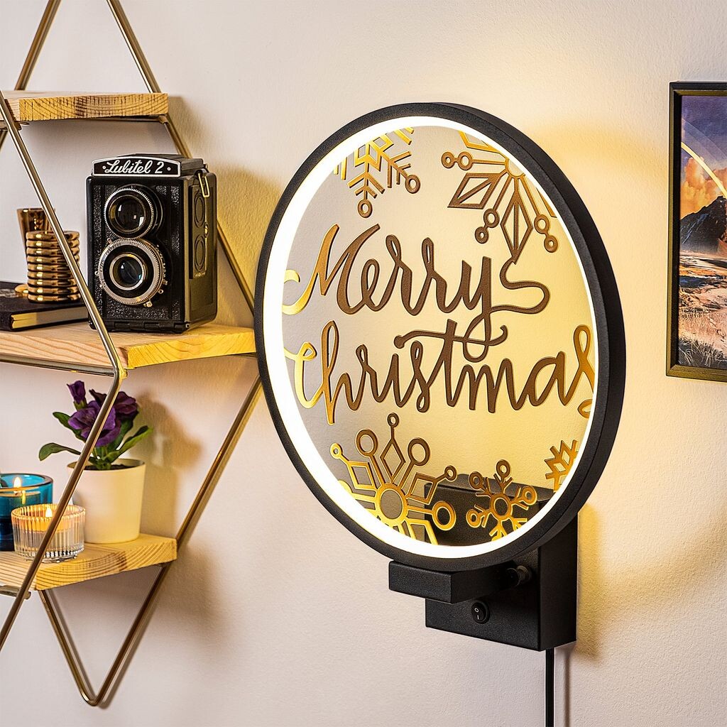 

Opviq, XMAS21- XMAS21SHD, черный, медь, настенные светильники, 10 x 10 x 4 см, 100% металл