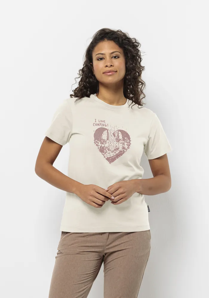 

Футболка Jack Wolfskin "CAMPING LOVE T W", белый