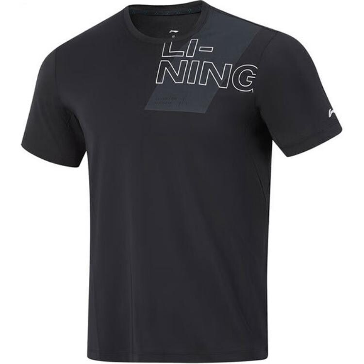 

Футболка Fitness Series для мужчин, черная Lining, черный