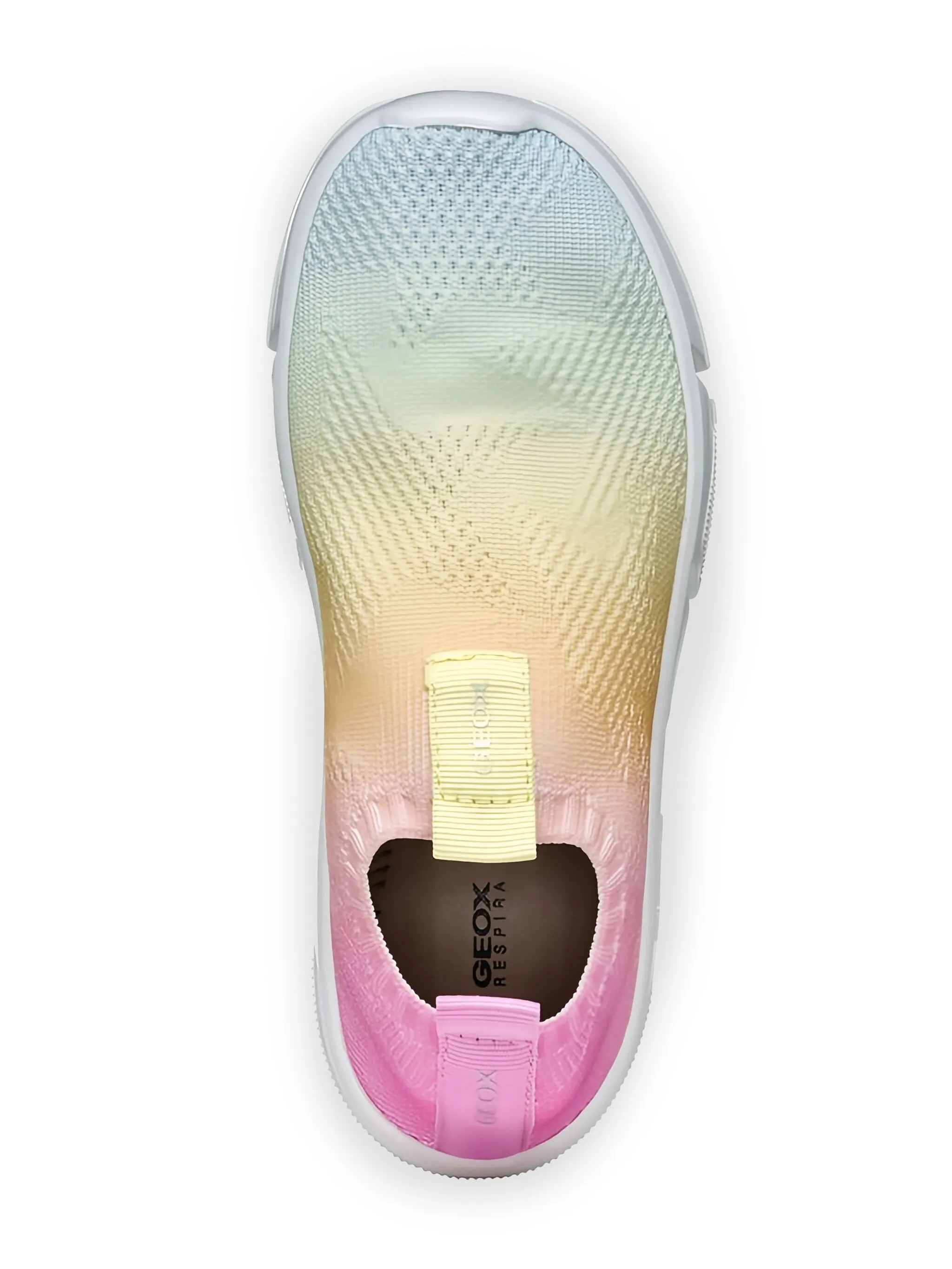 

Слипоны Aril с эффектом градиента Geox Kids, розовый