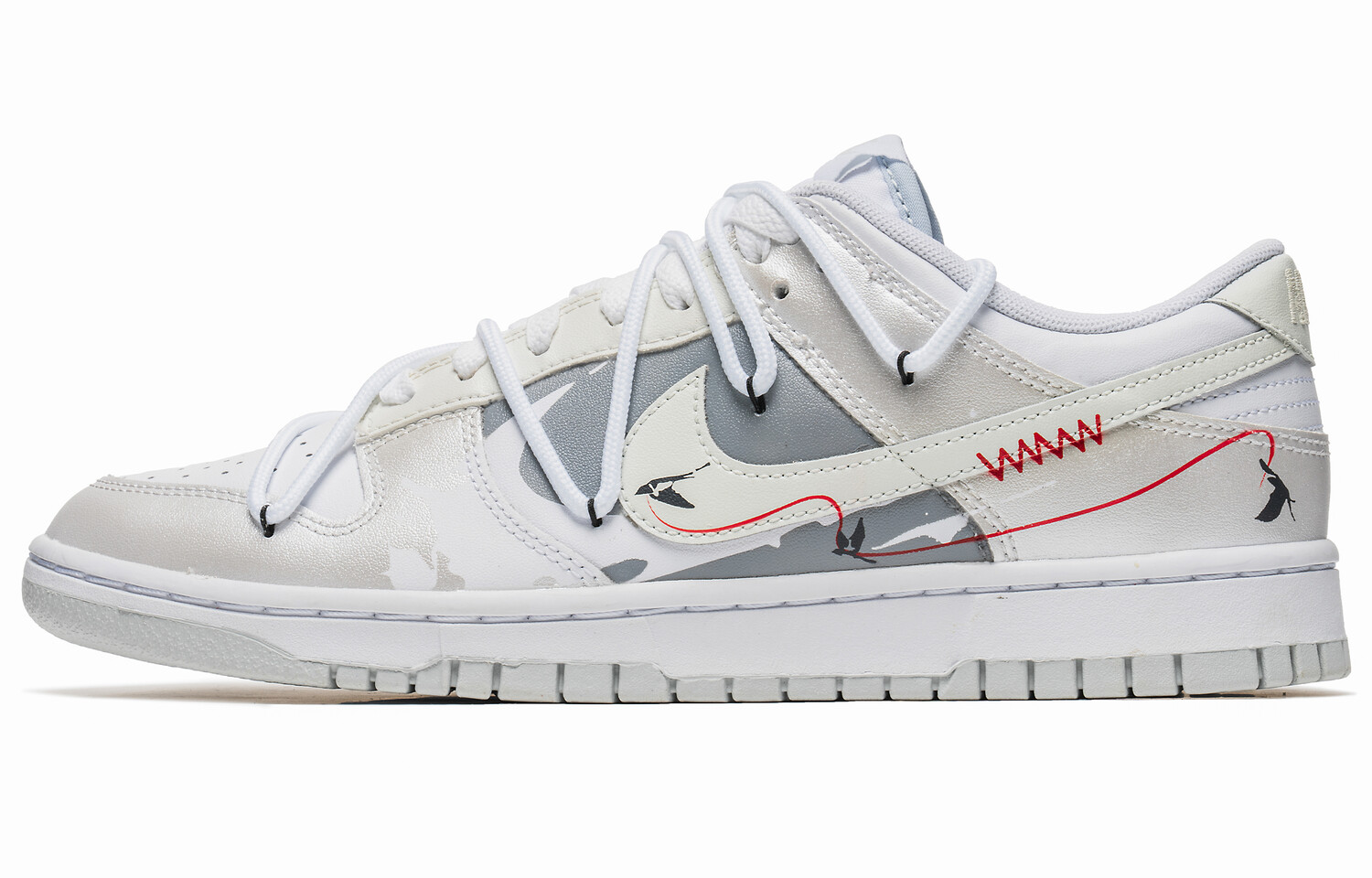 

Кроссовки для скейтбординга Dunk мужские с низким верхом серебристо-серые Nike, Серый, Кроссовки для скейтбординга Dunk мужские с низким верхом серебристо-серые Nike