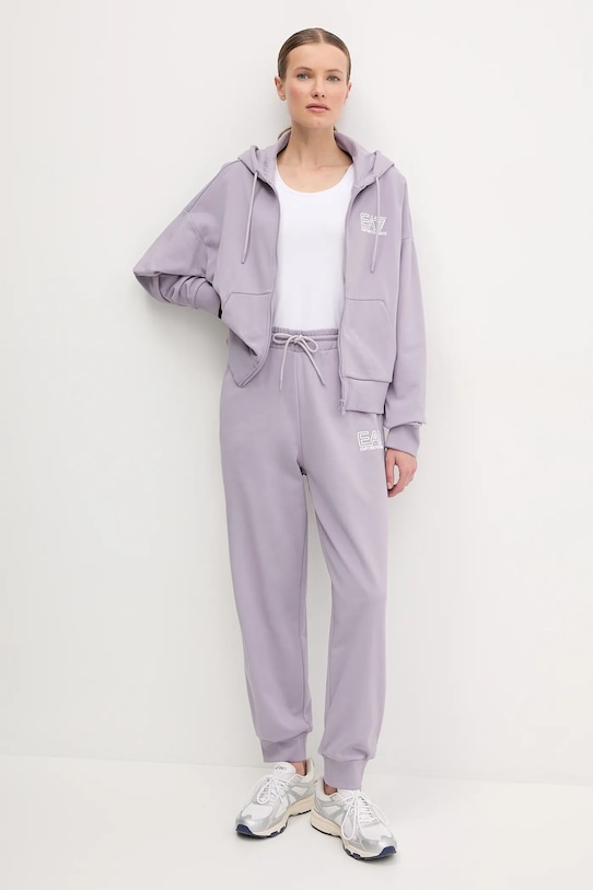 

Спортивный костюм Ea7 Emporio Armani, фиолетовый