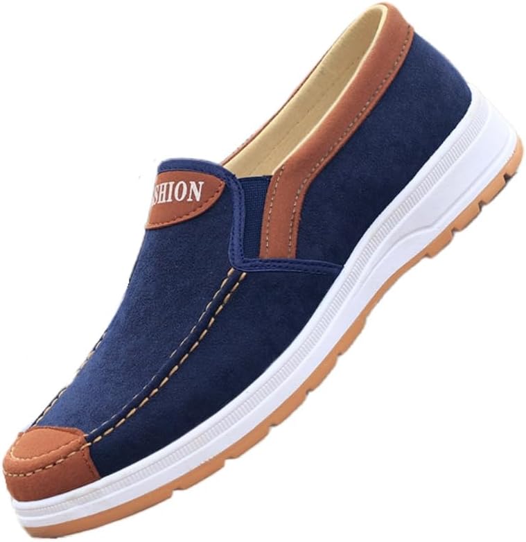 

Мужские повседневные спортивные кроссовки - цельный дизайн - легко надевать и снимать - противоскользящие и долговечные - подходят для активного отдыха, повседневного использования и поездок на работу Clolinde, синий