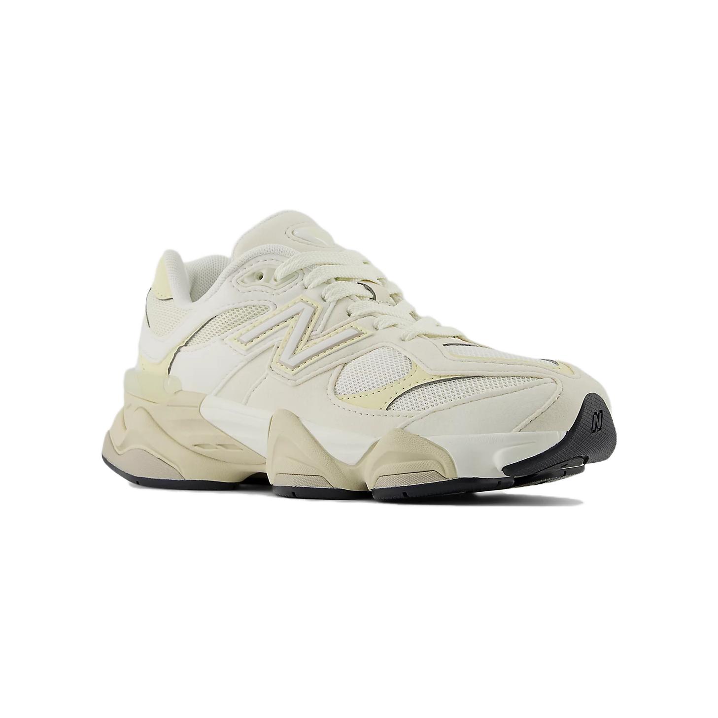 NB 9060 Износостойкие низкие детские беговые кроссовки Ecru New Balance — фото 3