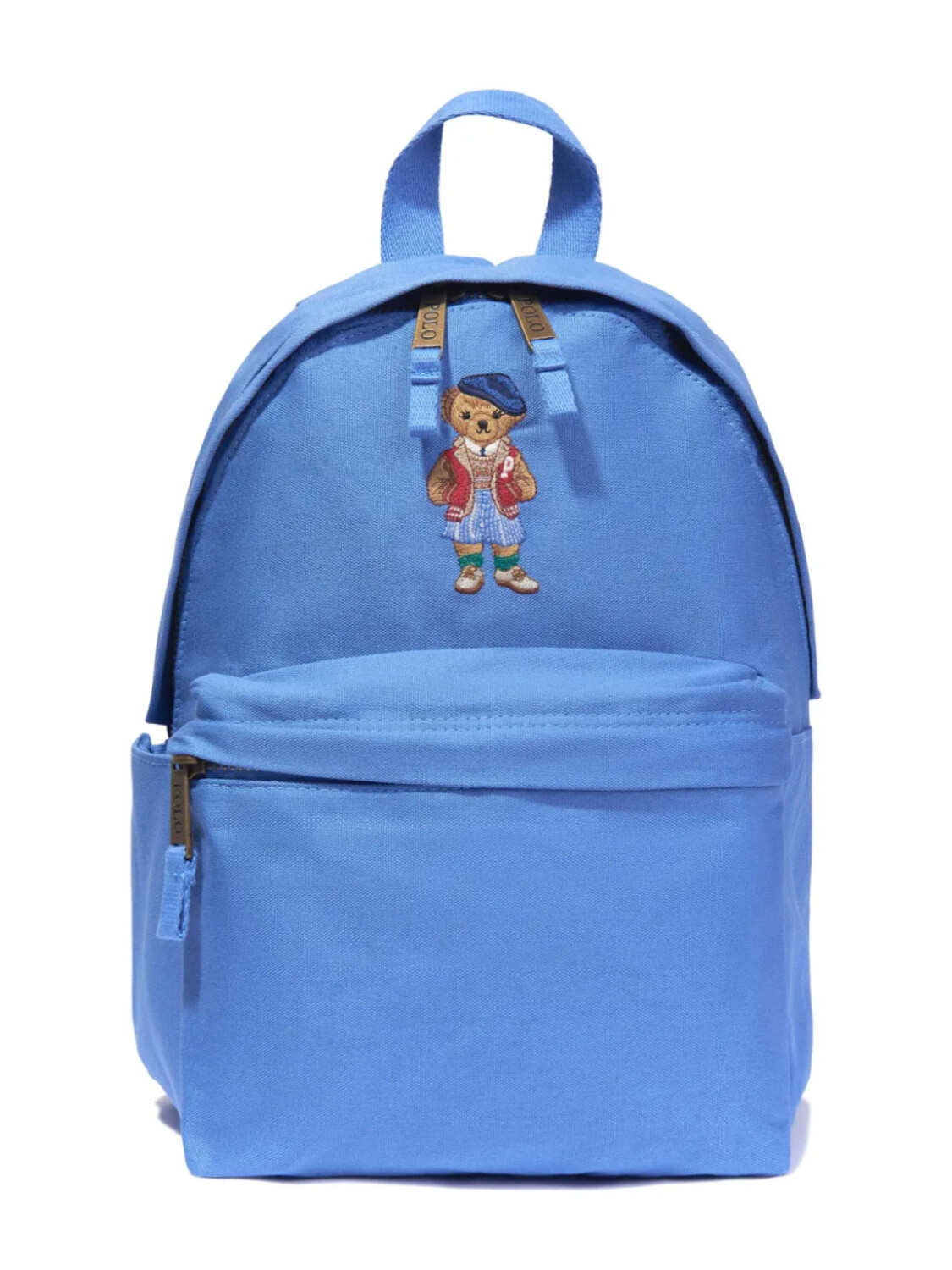 

POLO RALPH LAUREN KIDS рюкзак с вышивкой Teddy, синий