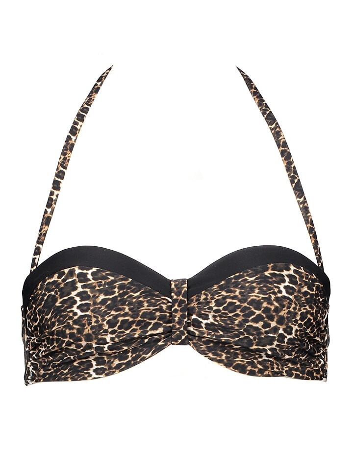 

Верх бикини LASCANA Oberteil, цвет schwarz/beige