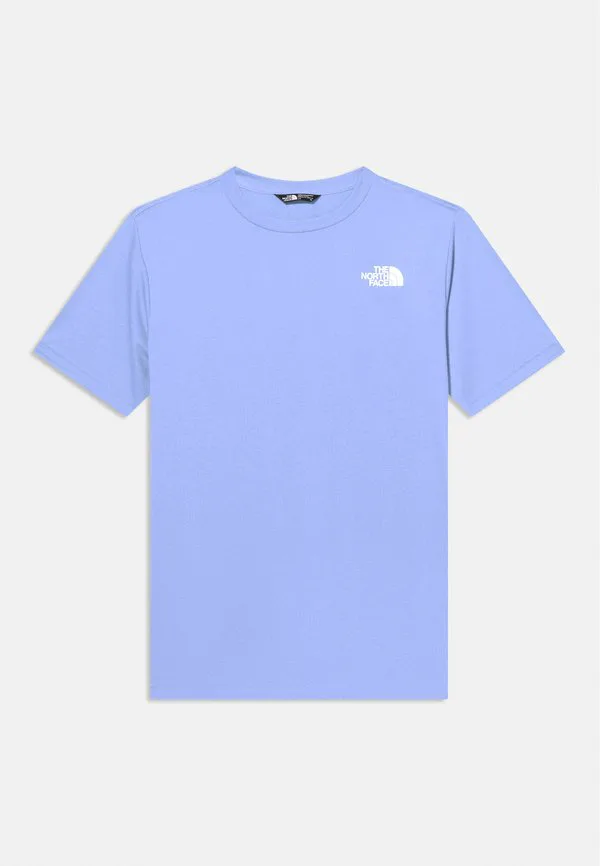 Футболка унисекс flex tee, базовая футболка The North Face, Periwinkle Glow — фото 3