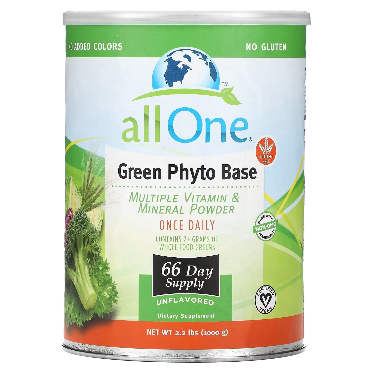 

Мультивитаминный и минеральный порошок All One Nutritech Green Phyto Base