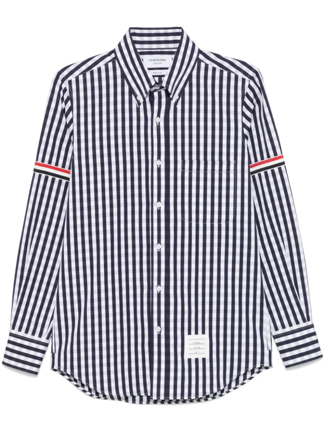

Thom Browne клетчатая рубашка, синий