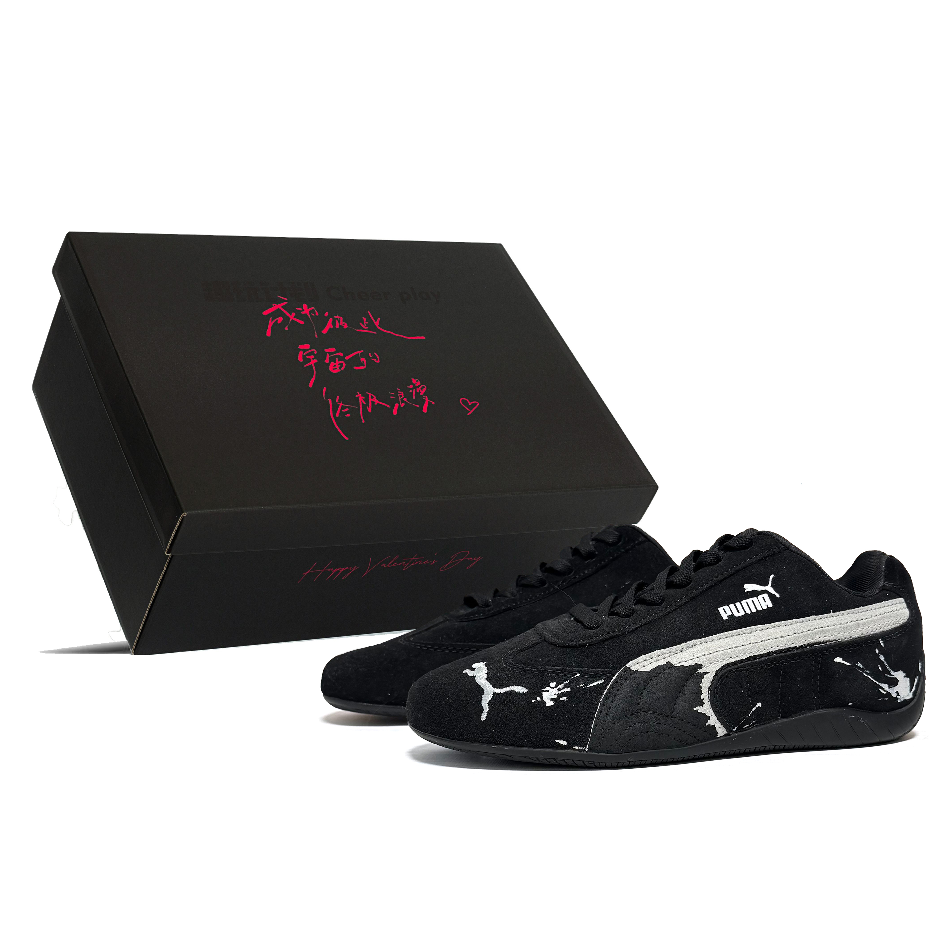 

PUMA Кроссовки Speedcat Collection Lacquer Shadow Abrasion Resistant Low top Casual Shoes Unisex Black White