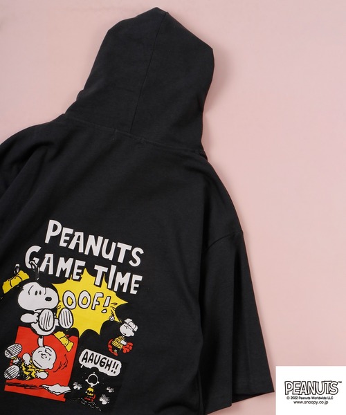 

Футболка с откидными плечами, принт Снупи PEANUTS