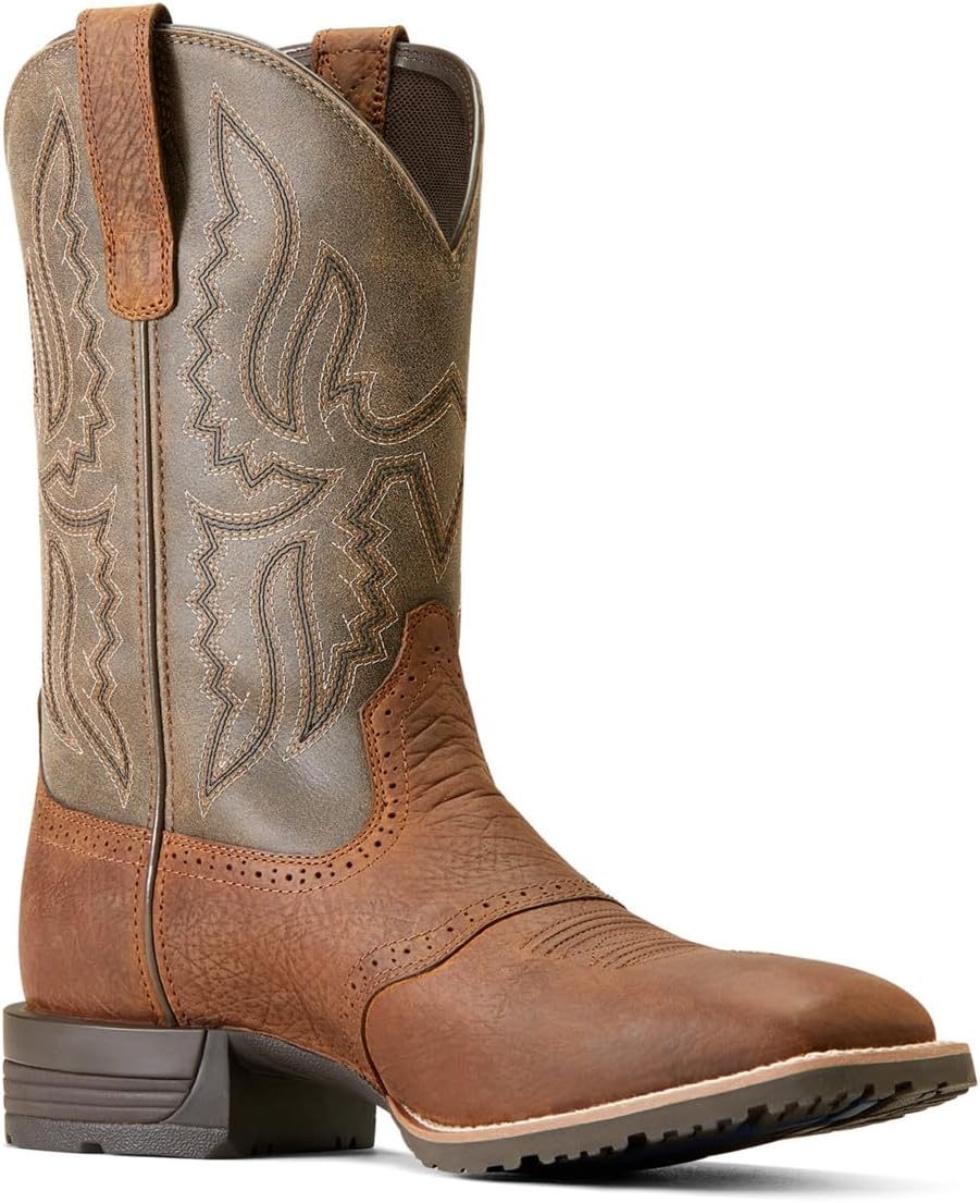Мужские вестерн-сапоги Ariat Hybrid Ranchway, Earth/Arizona Brown — фото 3