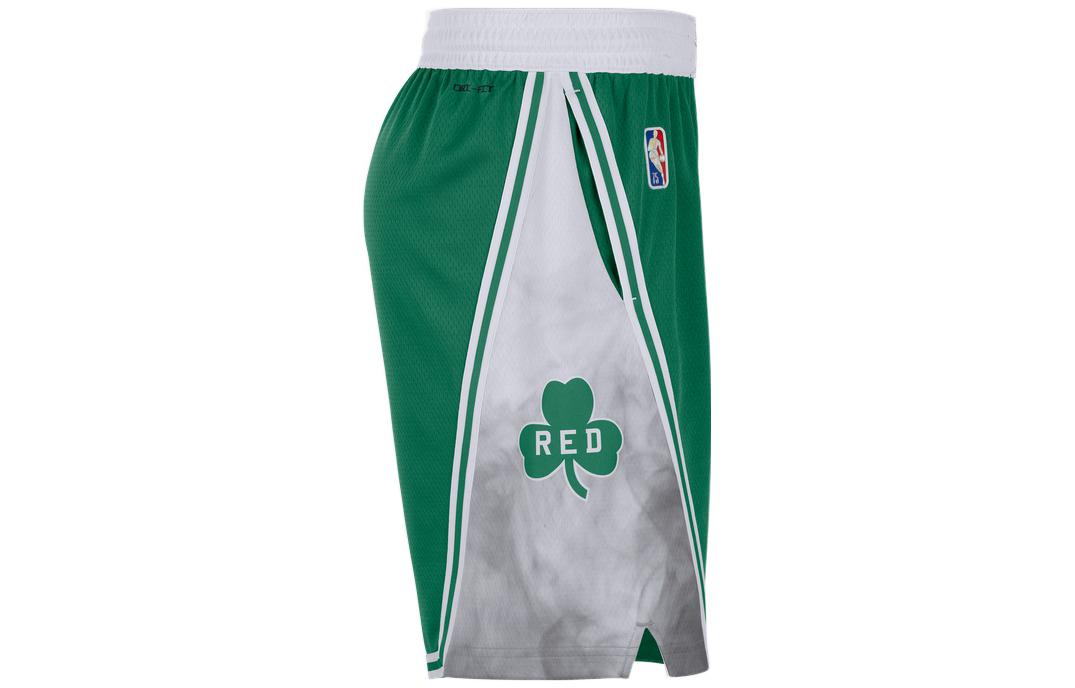 Шорты Men's Nike Boston Celtics Colorblock Straight Shorts Green DB4127-312 — фото 3