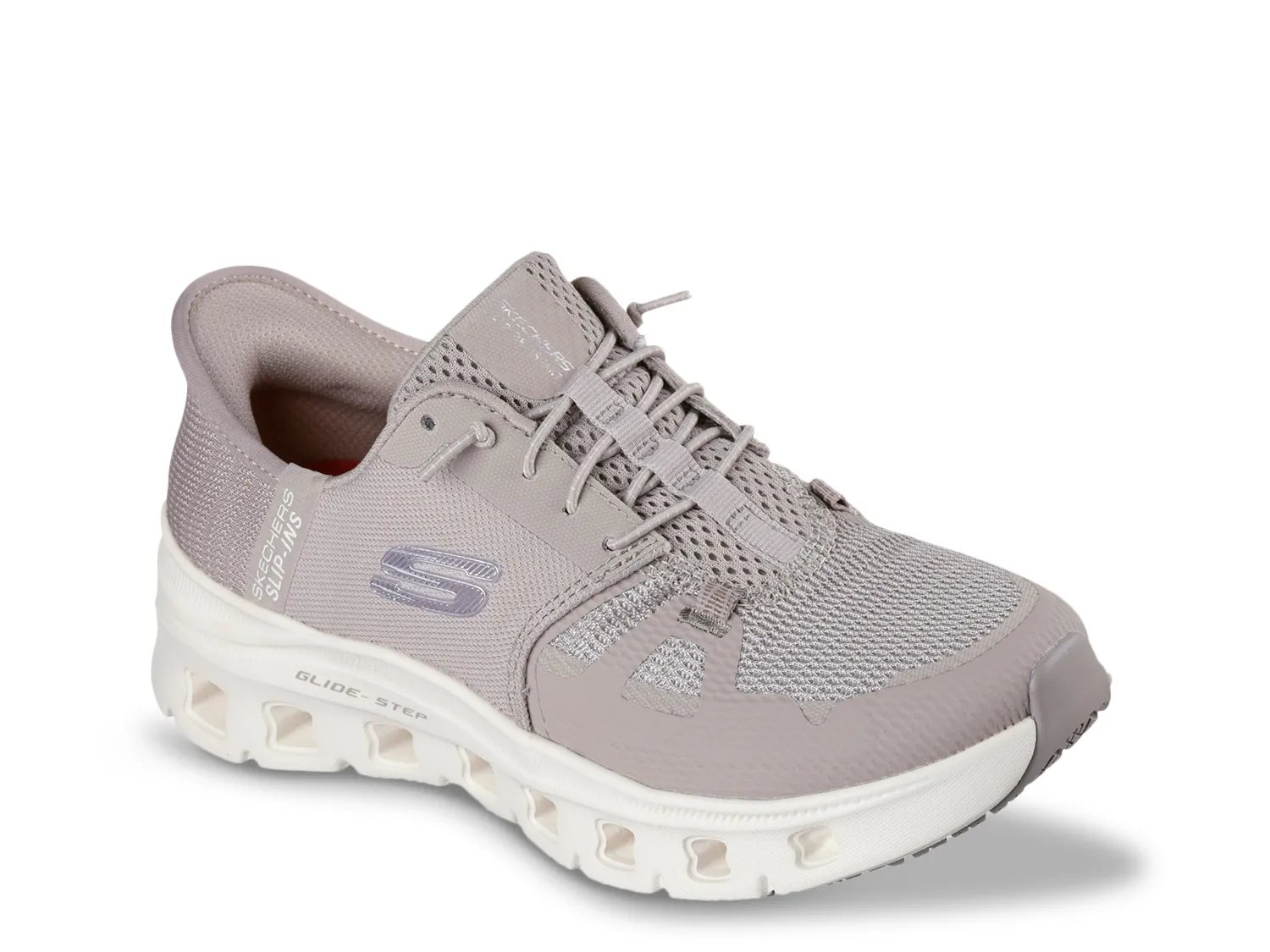 Кроссовки Skechers Hands Free Slip-ins Work Glide-Step Pro Edura Work Sneaker - Women's, серо-коричневый