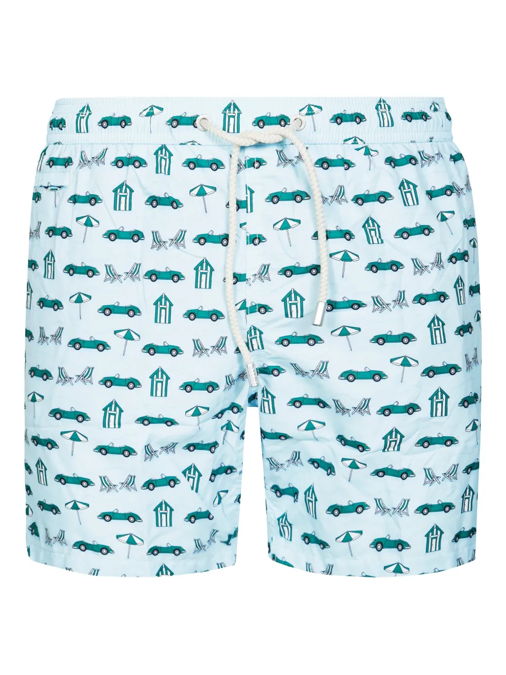 

Плавки-шорты с узором Mc2 Saint Barth, синий