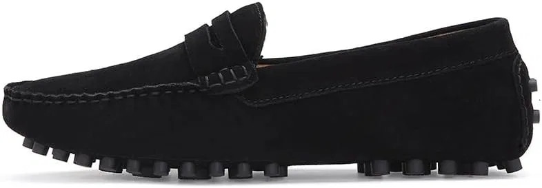 Мокасины мужские на замше, Loafers Black PUGHGAETZF — фото 2