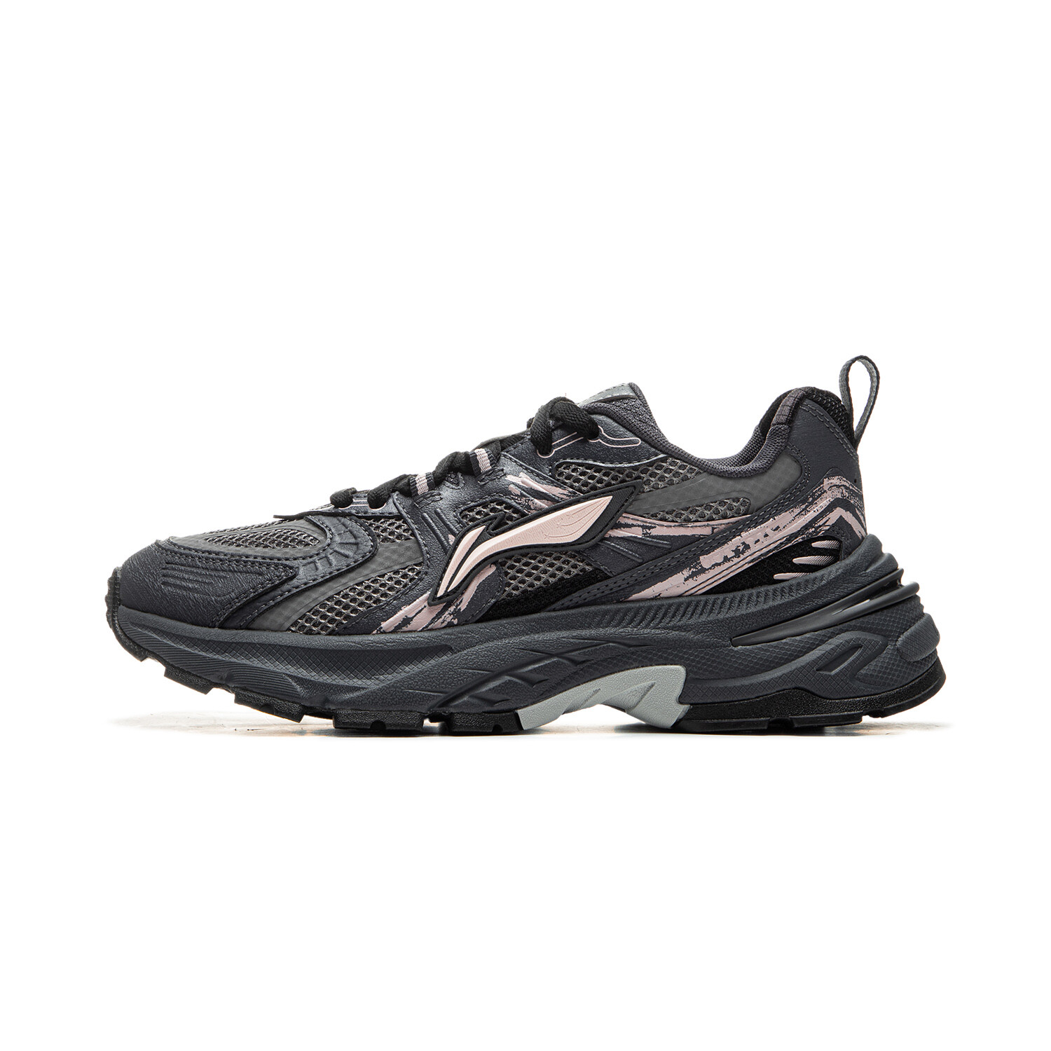 

Кроссовки LINING Beichen 2K Chunky Sneakers Women's Low-top Black, черный