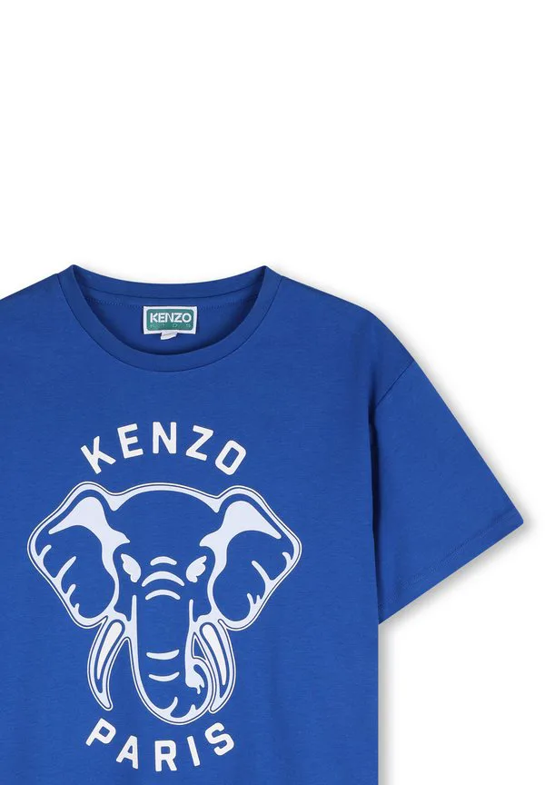 Футболка с принтом kurzärmeliges Kenzo Kids, Bleu Royal — фото 3