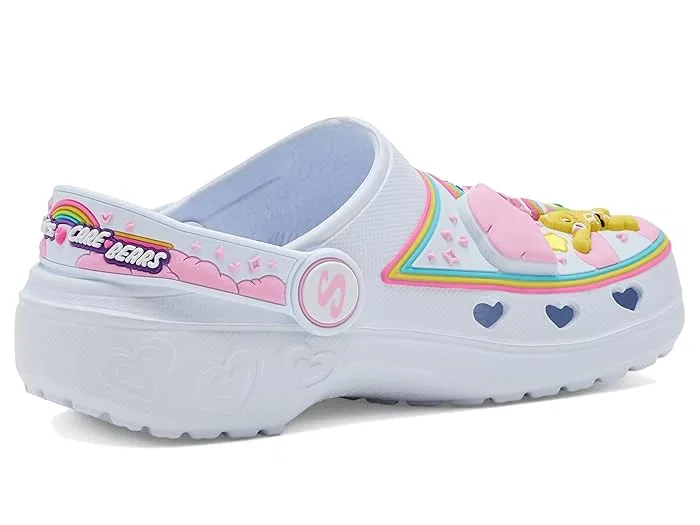 Сабо с подсветкой X Care Bear-S Lights-Sweetheart SKECHERS KIDS, White/Multi — фото 4