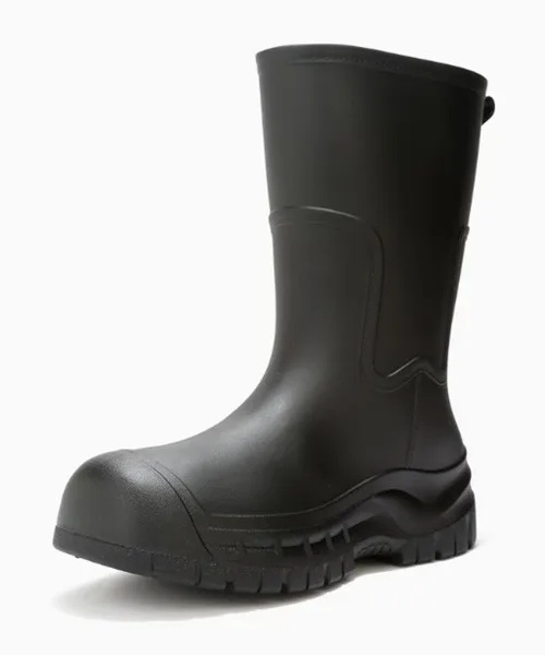 Унисекс дождевые ботинки на толстой подошве Vini MIDDLE RAINBOOTS хаки — фото 2