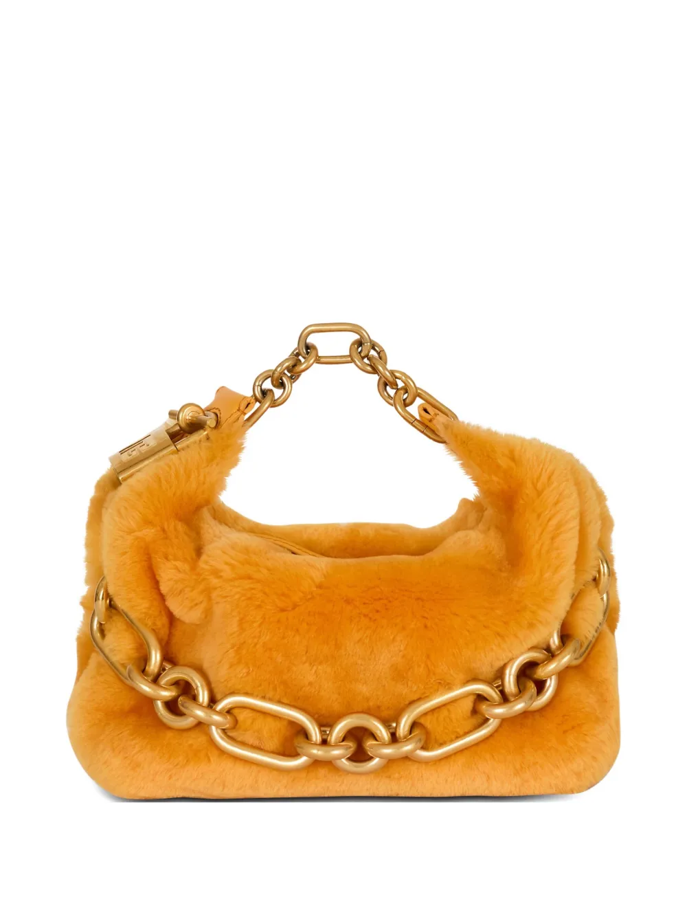 

Сумка-тоут Sync размера мини с цепочкой BALMAIN, оранжевый