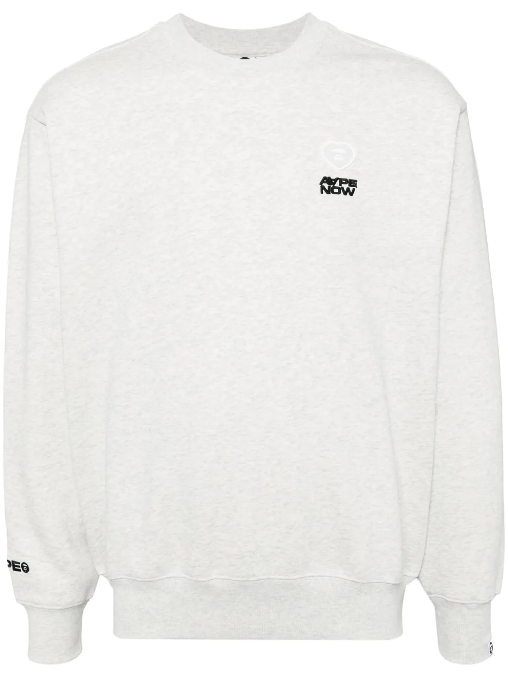 

Толстовка с нашивкой-логотипом AAPE BY *A BATHING APE, серый