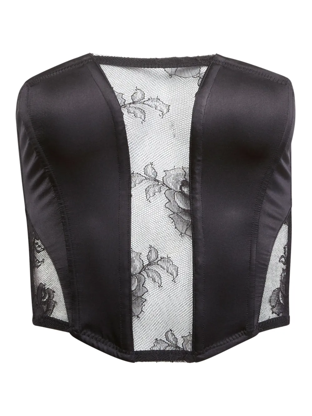 

Кружевной корсет Fleur Du Mal, черный