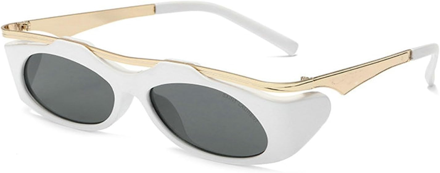 

Солнцезащитные очки Willochra для женщин, уникальный дизайн, для активного отдыха, путешествий и отпуска, защита от УФ-излучения UV400, роскошные, модные, в стиле панк, для маленького лица, F27, White