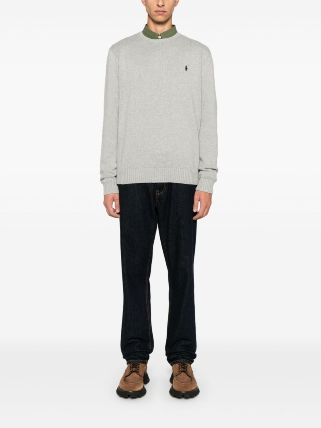 Polo Ralph Lauren свитер Polo Pony, серый — фото 2
