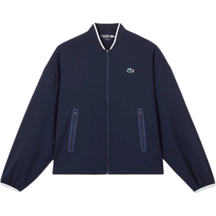 Женская куртка Lacoste, V-образный вырез, Navy Blue