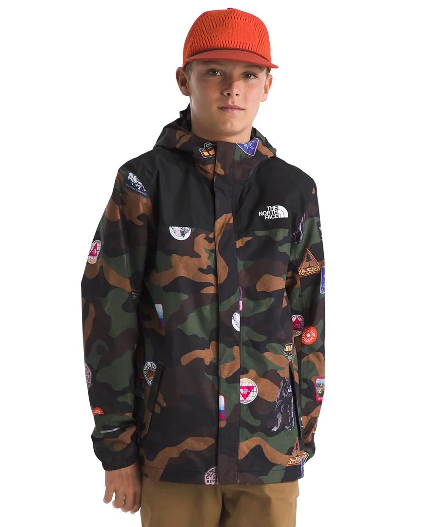 Детская дождевая куртка Antora с принтом (7-20 лет) The North Face, черный/camouflage