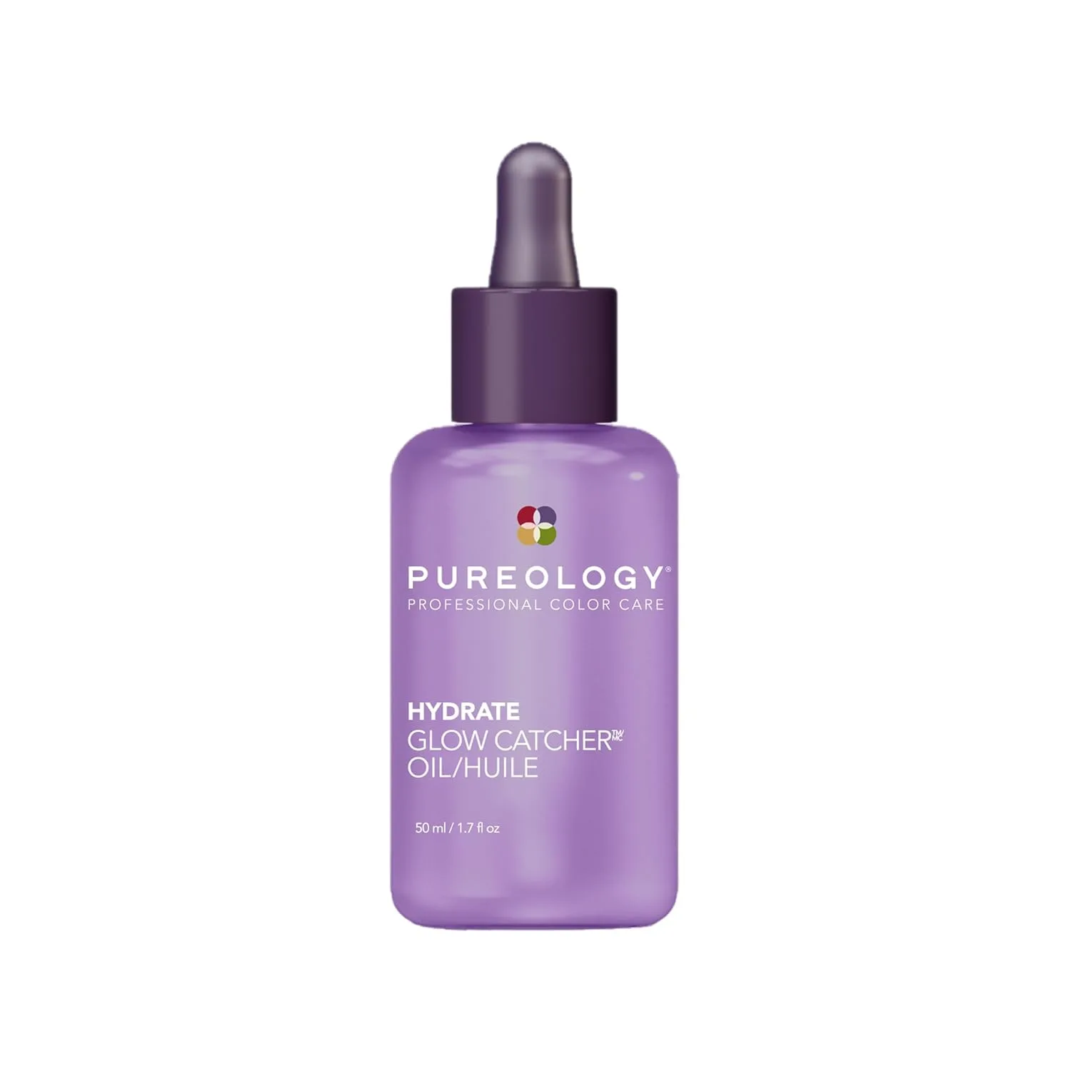 Масло для волос Pureology Hydrate Glow Catcher - до 72 часов увлажнения и блеска, контроль над пушистостью в течение всего дня, для сухих волос, легкая термозащита, подходит для окрашенных волос.
