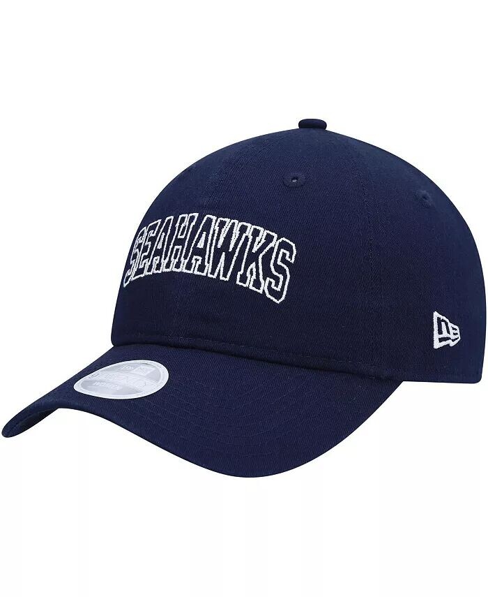 

Женская темно-синяя регулируемая кепка Seattle Seahawks Collegiate 9TWENTY New Era, синий