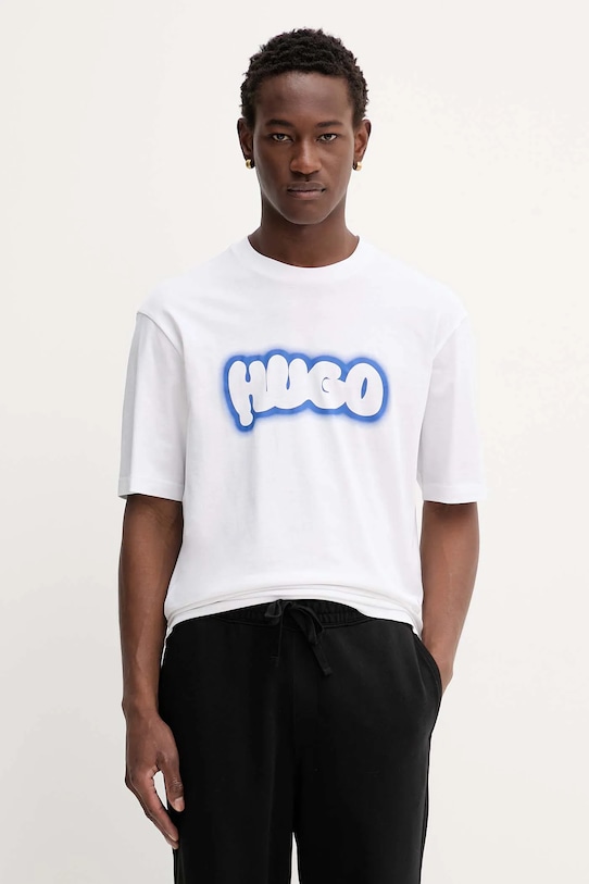 

Футболка из хлопка Hugo Blue, белый