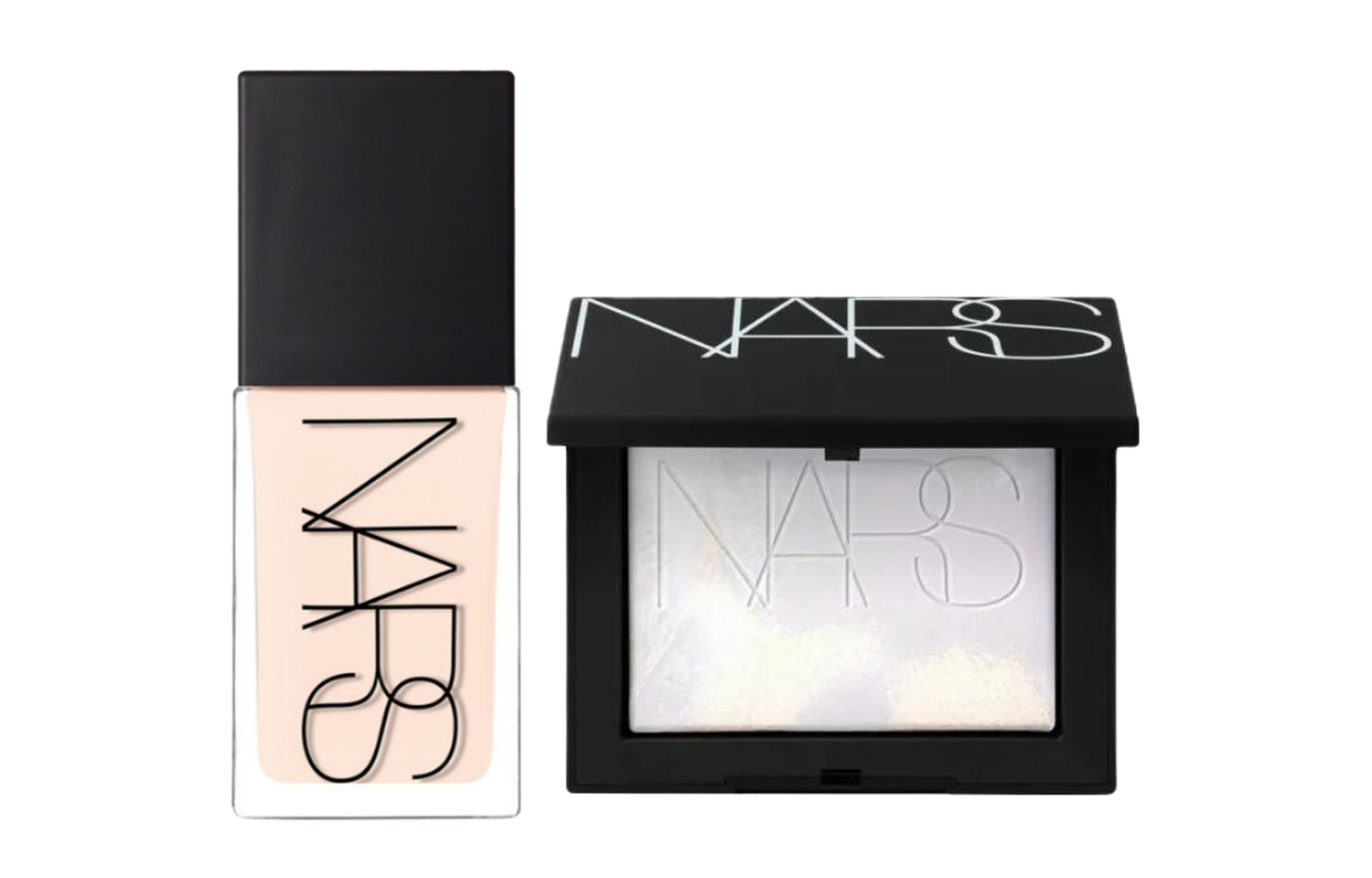 NARS Aurora Limited Big White Cake жидкий тональный крем набор для макияжа выравнивание тона кожи 10g+30ml — фото 4