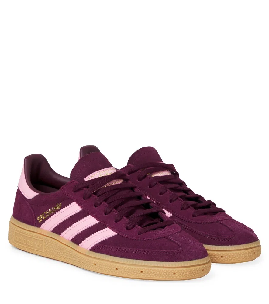 Кроссовки Handball Spezial Adidas Originals Kids, бургунди