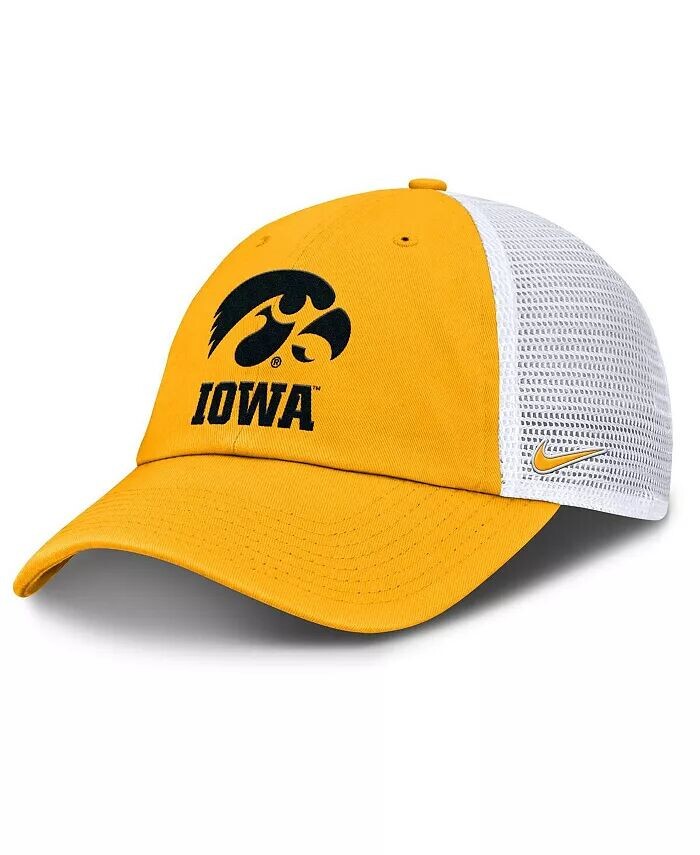 

Мужская золотая регулируемая кепка Trucker клуба Iowa Hawkeyes Nike