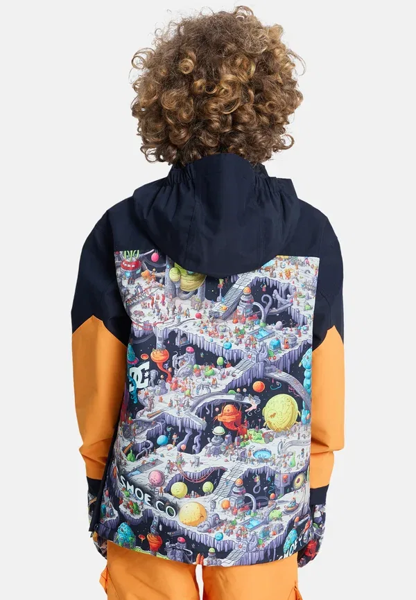 Технический анорак сноубордическая куртка Dc Shoes, kta outer world, черный — фото 3