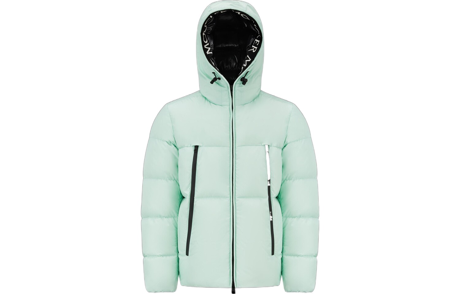 

Пуховик мужской мятно-зеленый Moncler